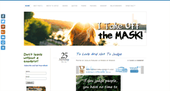 Desktop Screenshot of itakeoffthemask.com